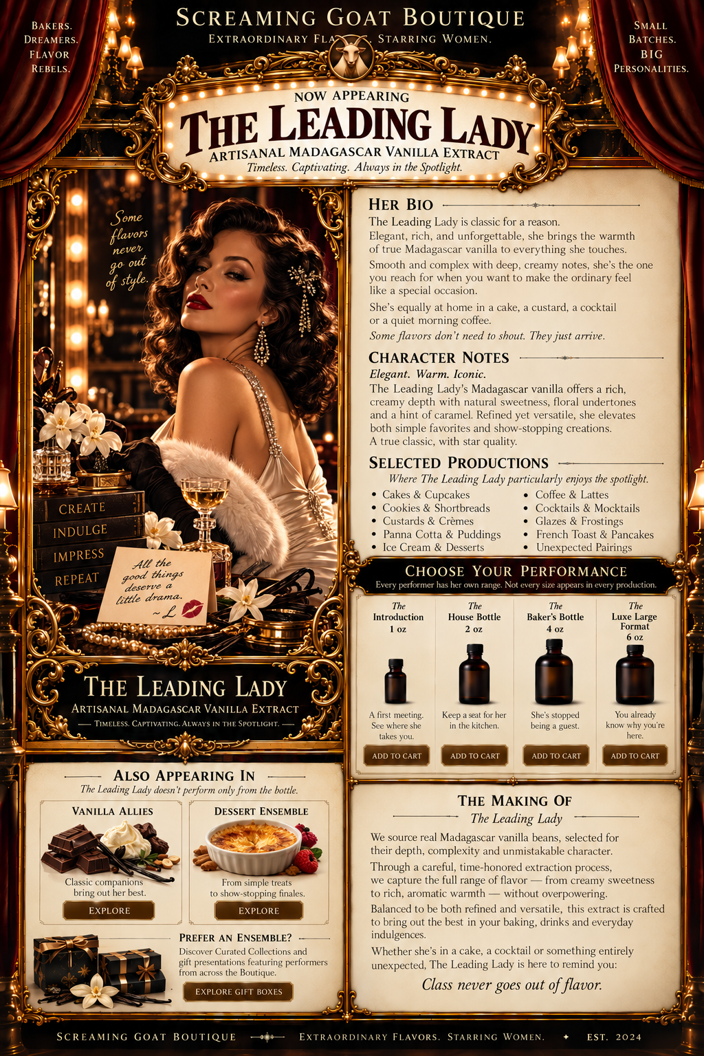 The complete original Playbill for The Leading Lady